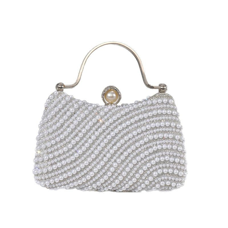 Slouchy Fashion Pearl High Sense Underarm Bags