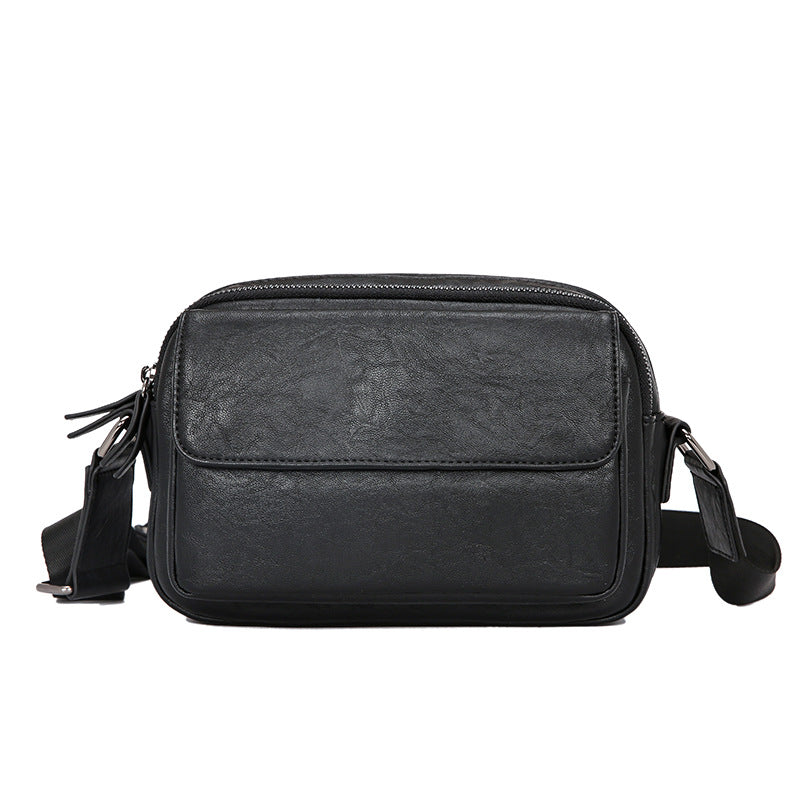New Men's Fashion Simple Green Street Men's Shoulder Bag