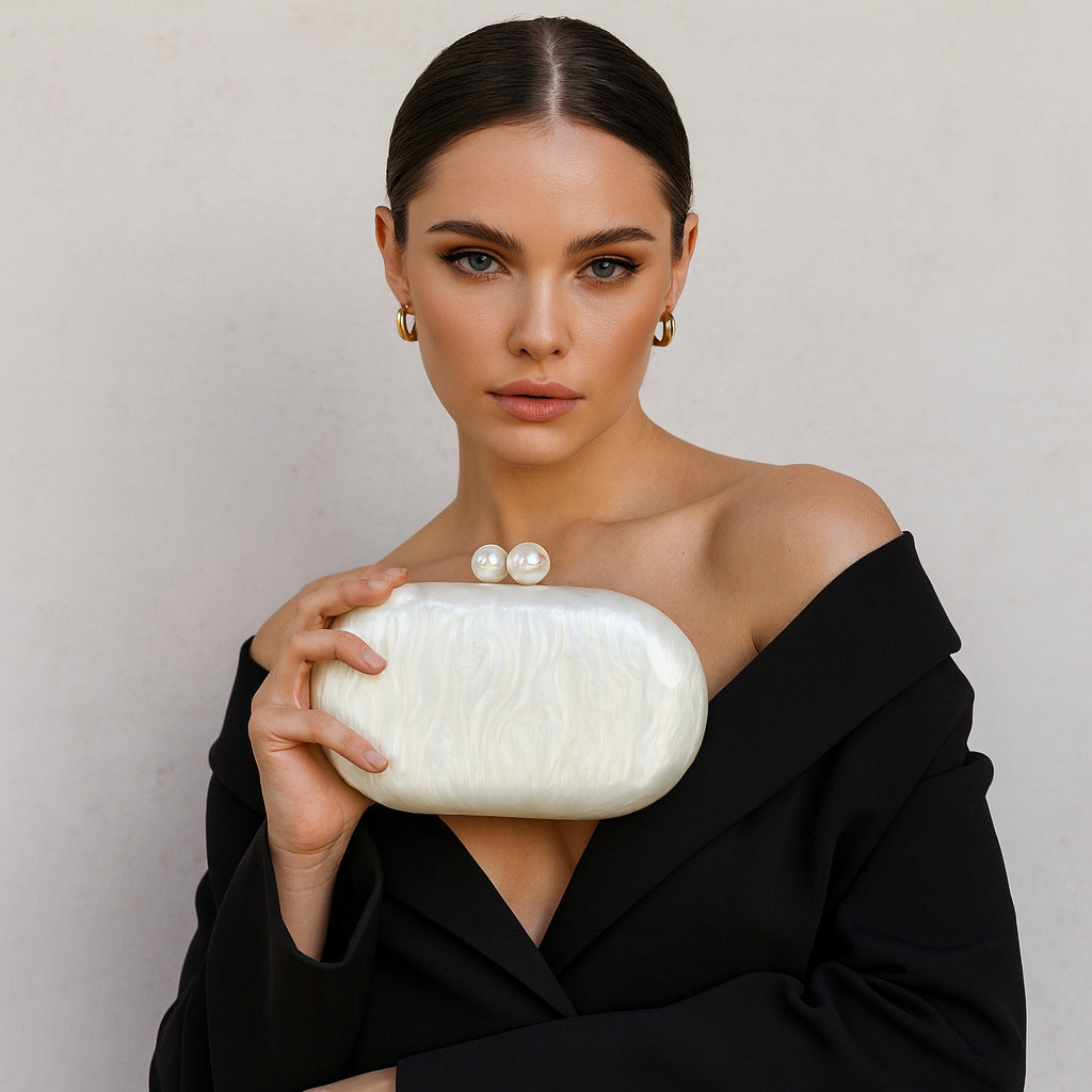 Acrylic Fashion One Wedding Banquet Clutch Dinner Bag
