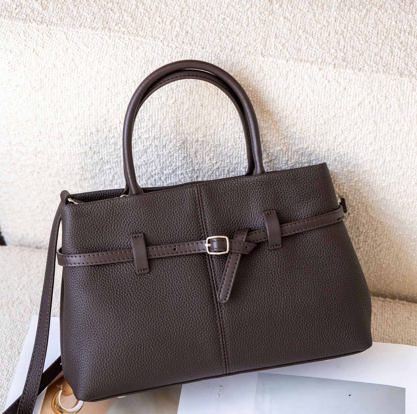Women's First Layer Leather Beauty Genuine Lady's Women's Messenger Bag
