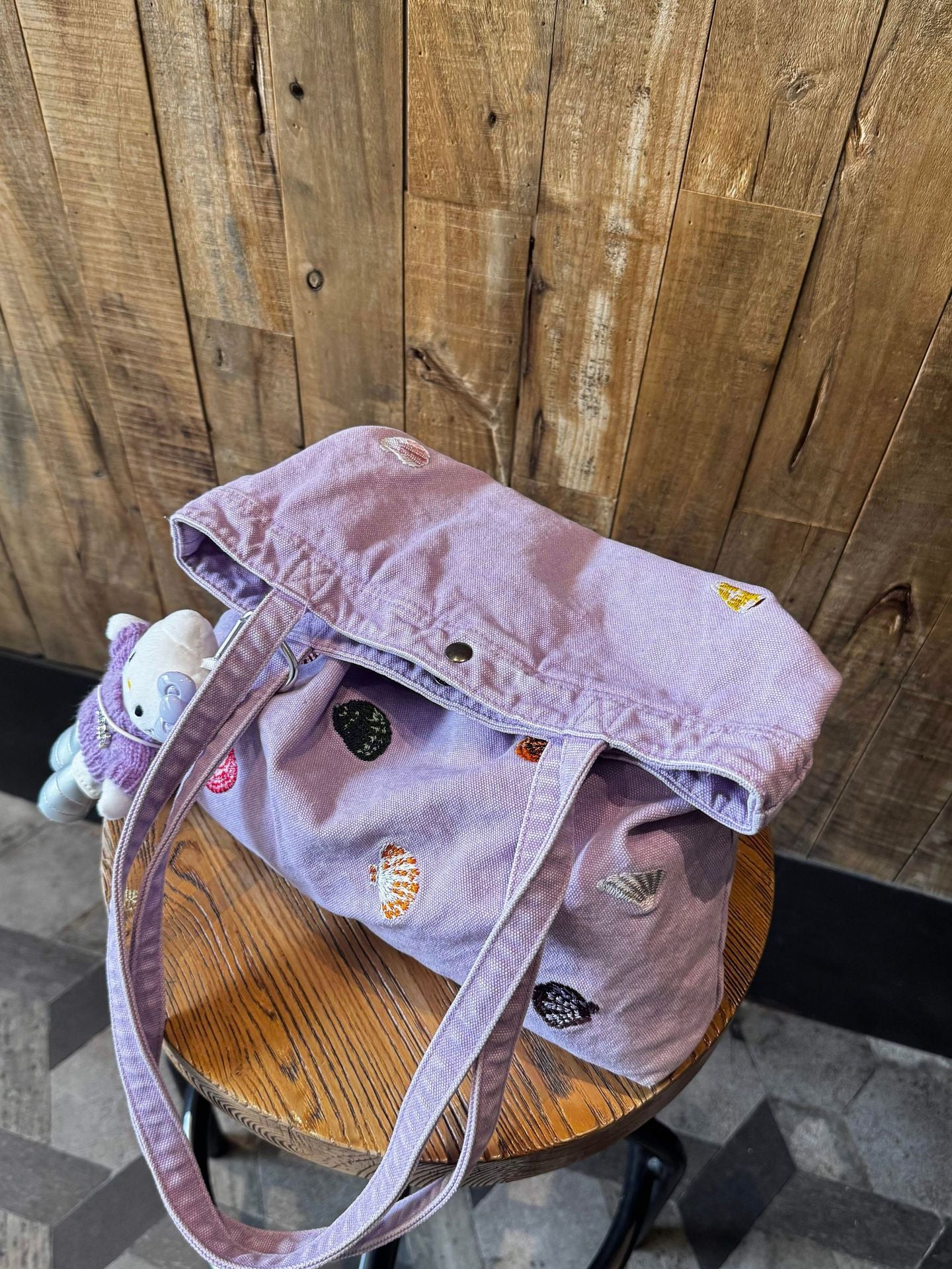 Washed-out Canvas Large Capacity Style Commute Bags
