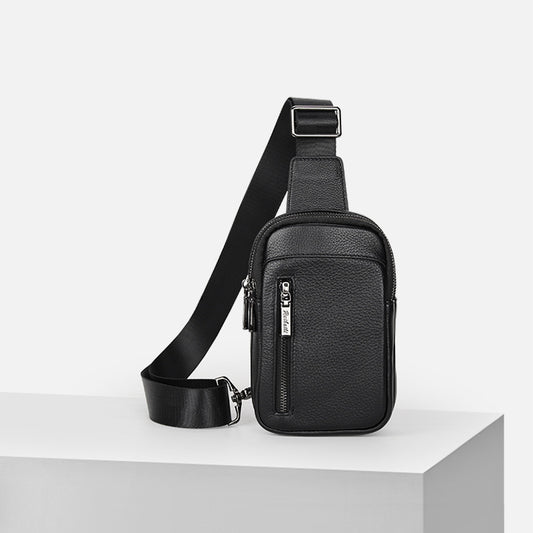 Men's Genuine Leather Personal Leisure High-grade Waterproof Shoulder Bags