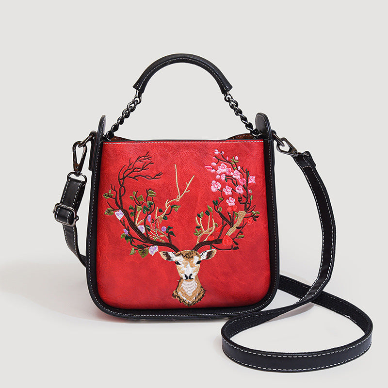 Women's Chinese Retro Embroidered Clutch One Crowd Women's Messenger Bag