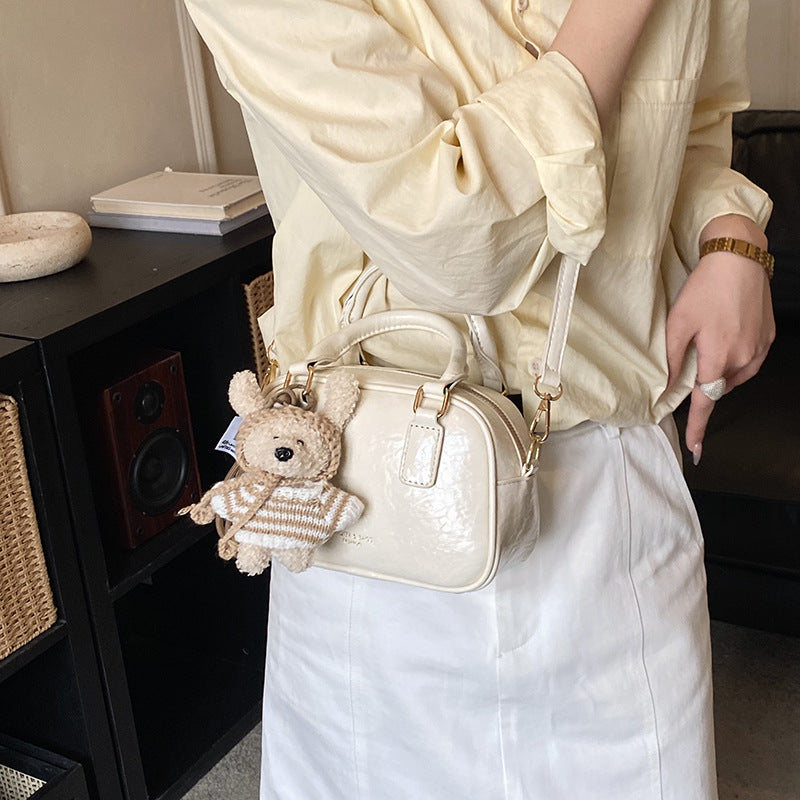 Women's Fashion Portable Bowling Early Spring Korean Style Simple Women's Messenger Bag