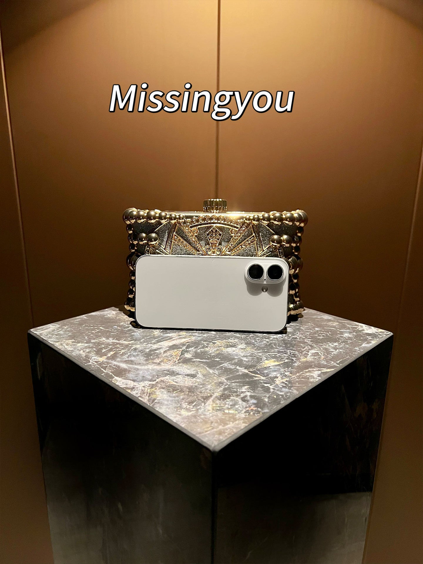 Women's Light Luxury Super Shiny Party Clutch Vintage Bags