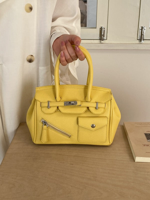 Kelly Retro Easy Matching Fashion Color Contrast Large Capacity Women's Messenger Bag