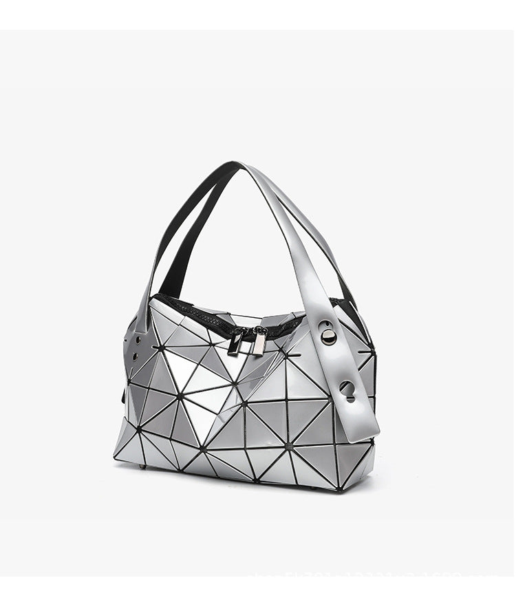 Women's Geometric Rhombus Fashion Simple Commute Niche Shoulder Bags