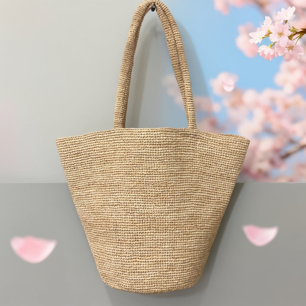 Women's Raffia Hand-woven French Large Capacity Straw Women's Shoulder Bag