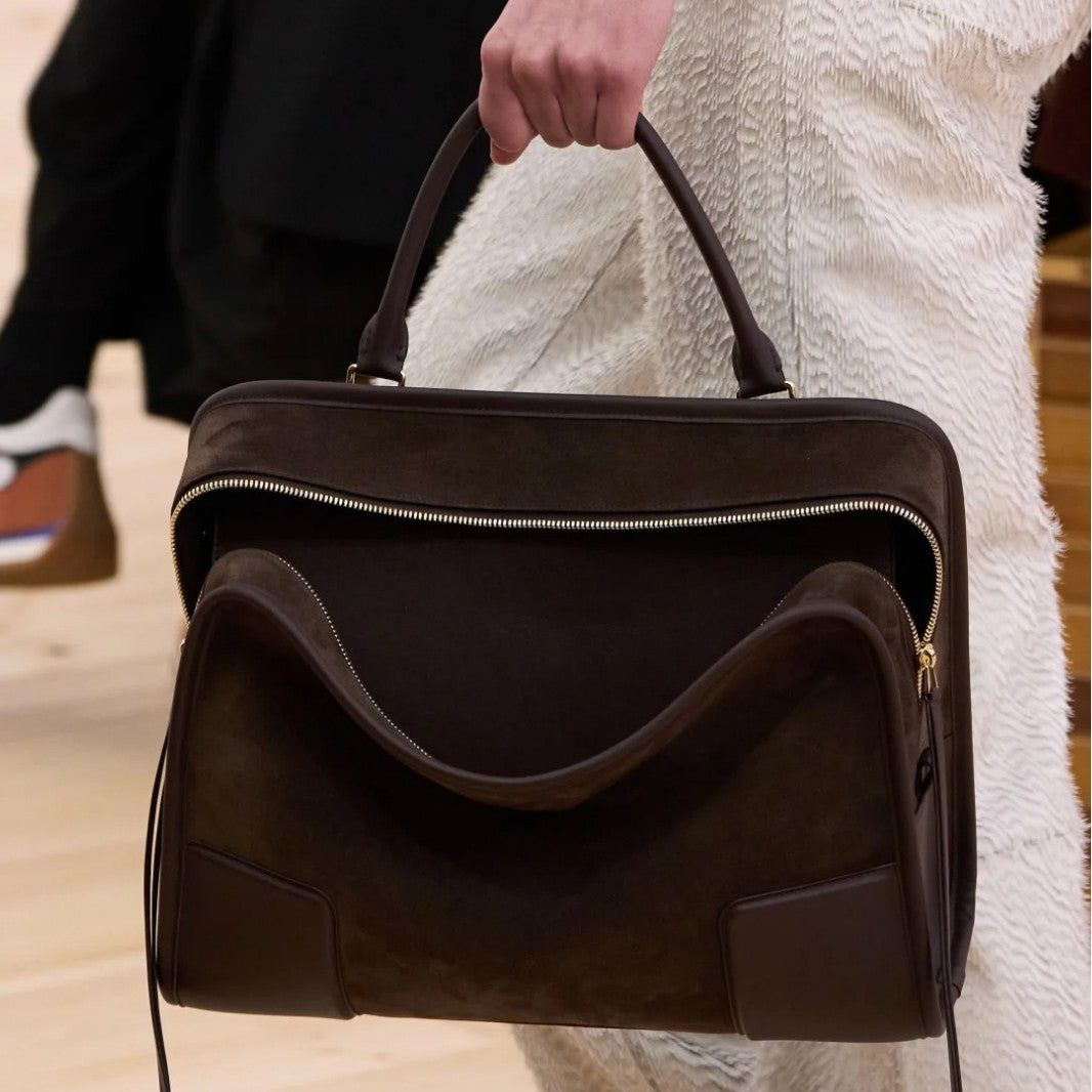 Women's Bowling Cowhide Leather Large Capacity Portable Women's Messenger Bag