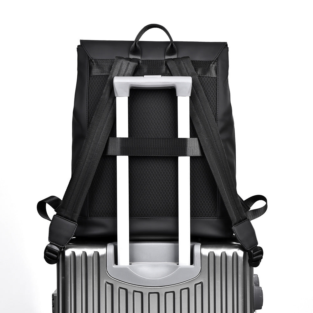 Durable Men's Waterproof Large Capacity Expansion Business Backpack
