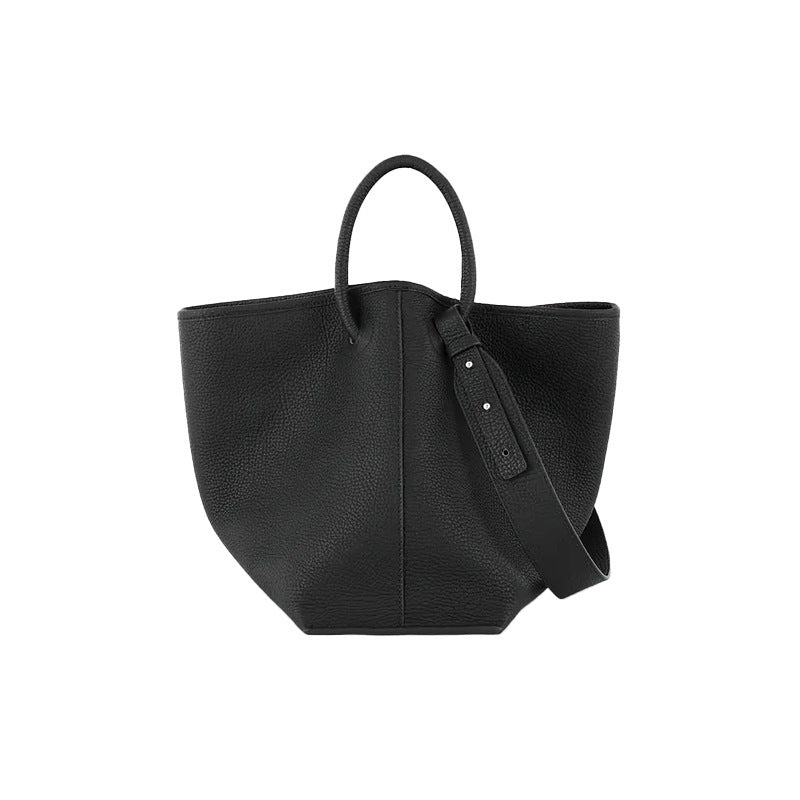 Women's Large Capacity Niche Basket Advanced Texture Bags