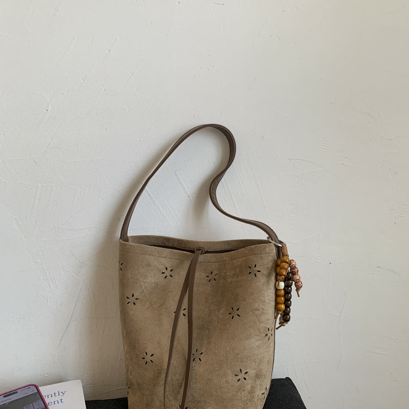 Women's Korean Style Carved Hollow Niche Retro Easy Matching Women's Handbag