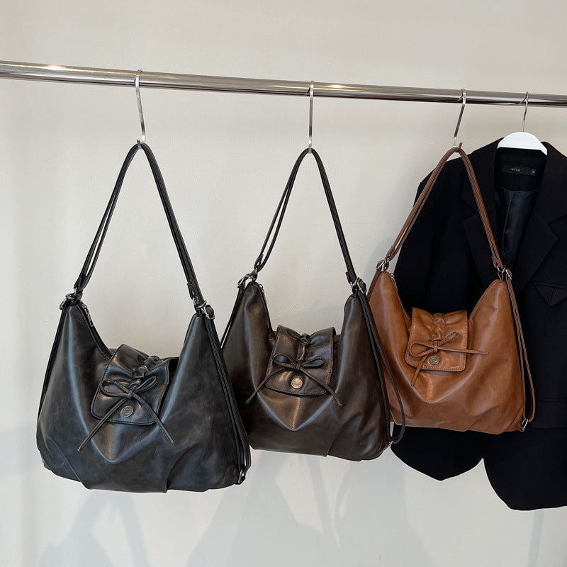 Fashion Female Trend Wild Texture Soft Surface Women's Messenger Bag