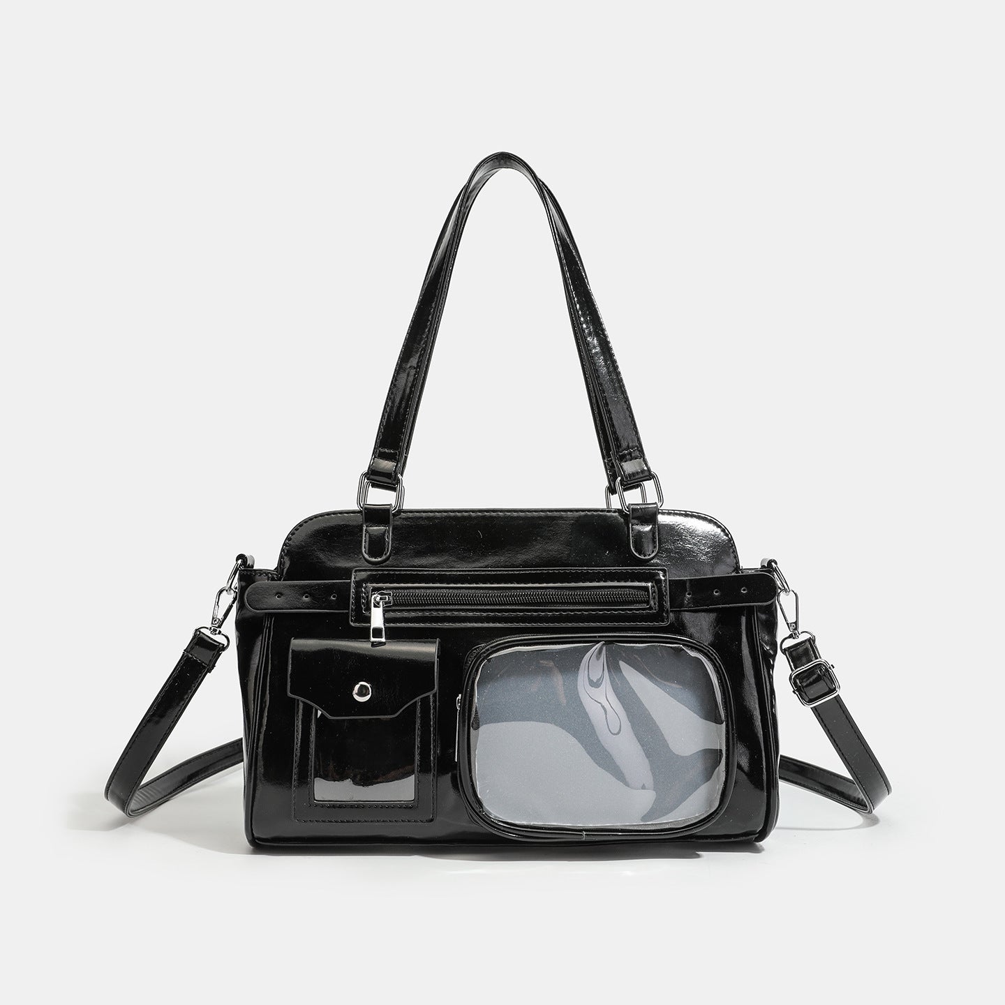 Women's Retro Cartoon Niche Large Capacity Commuter Dark Backpacks