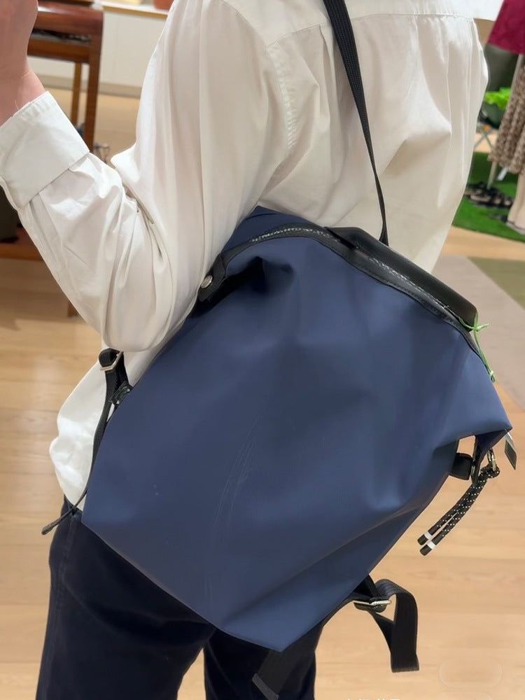 High Quality Dragon Inlaid Thickened Nylon Letter Waterproof Leisure Large Business Backpack