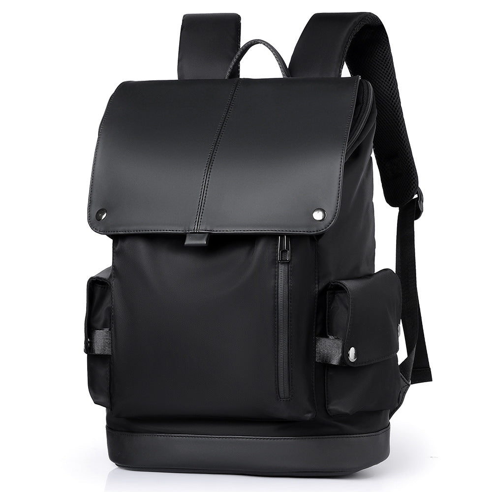 Men's Large Capacity Business Good-looking Flip Design Leisure Backpack