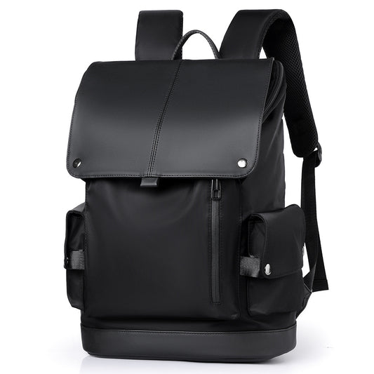 Men's Large Capacity Business Good-looking Flip Design Leisure Backpack