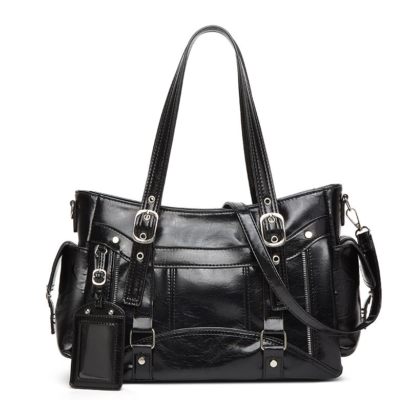 Advanced Texture Large Capacity Female Niche Retro Hot Women's Shoulder Bag