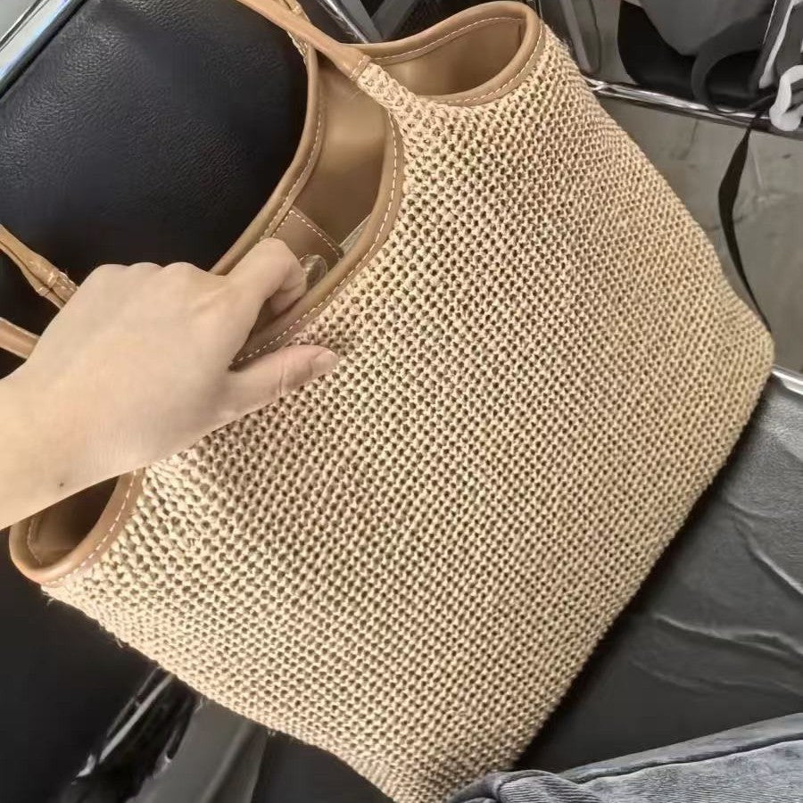 Women's Spring Break Woven Large Capacity Women's Messenger Bag