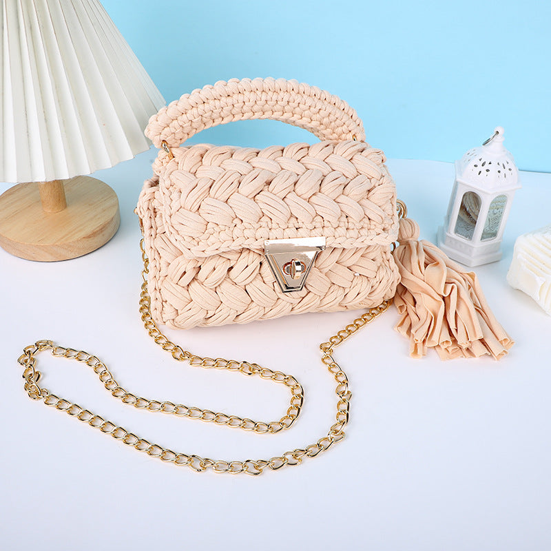 Women's Spring Ya Woven Cloth Chain Women's Messenger Bag