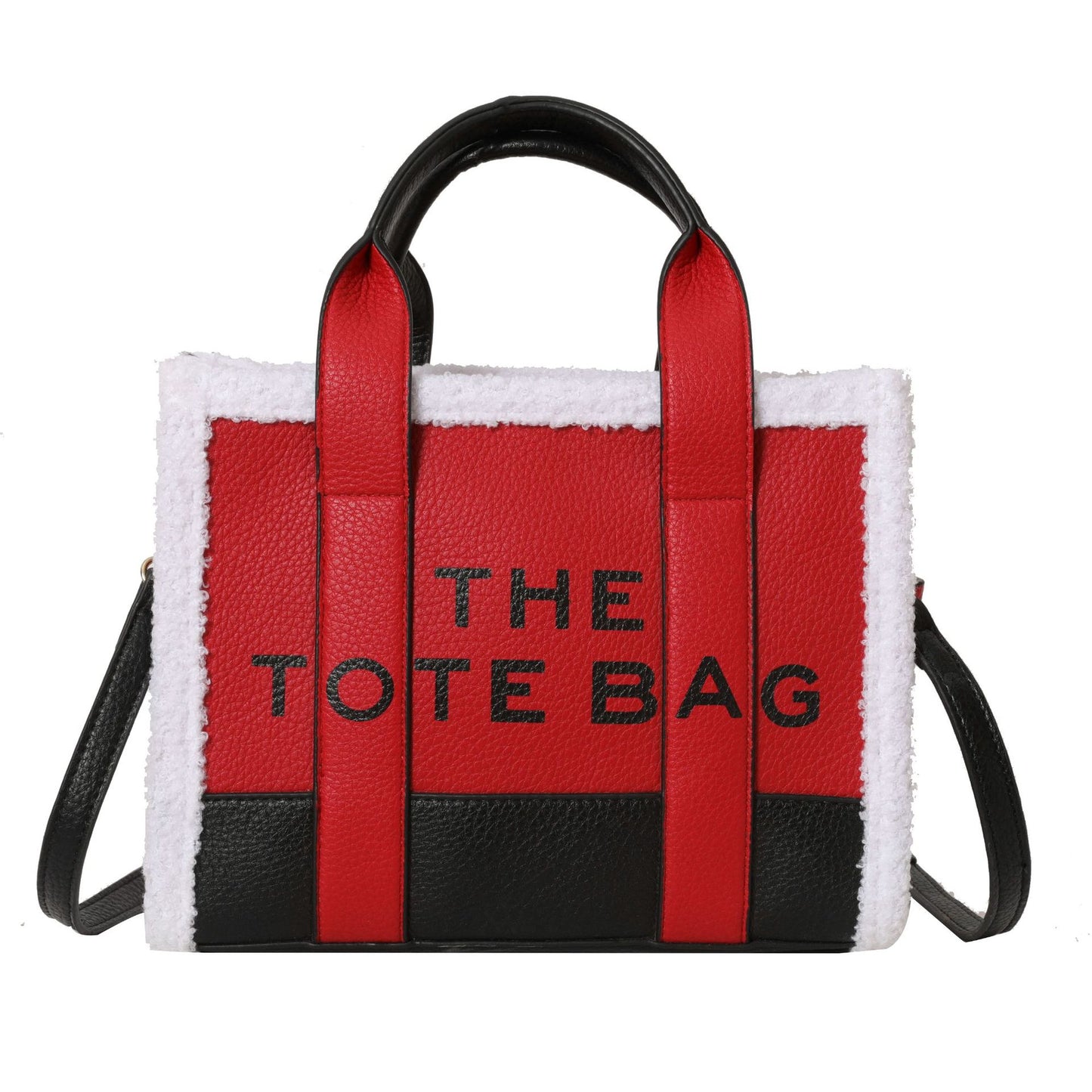 Women's Commuter Portable Lamb Fur Trendy Elements Women's Handbag