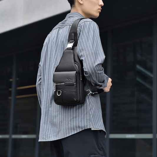 Casual Fashion Men's Kangaroo Stylish Retro Men's Chest Bags
