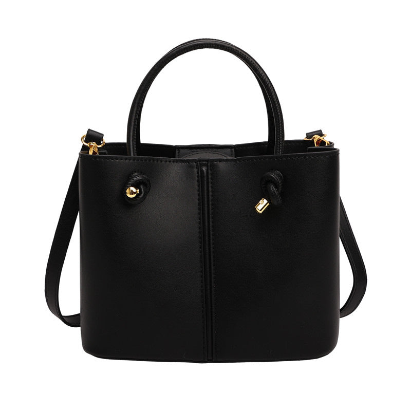 Women's Posture Design Black Portable Texture Trend Women's Shoulder Bag