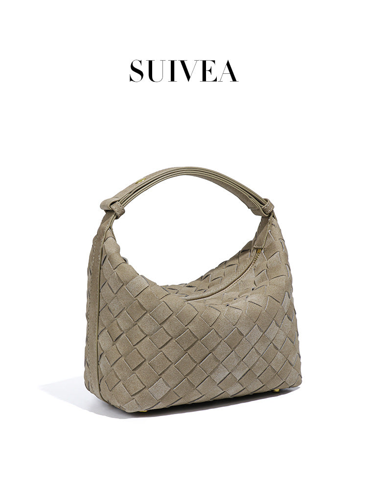 Women's Dumpling Frosted Woven Lunch Box Texture Women's Handbag