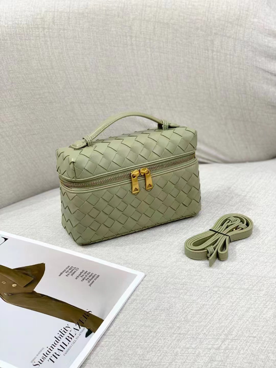 Women's Box Diamond Check Chain For Handbags