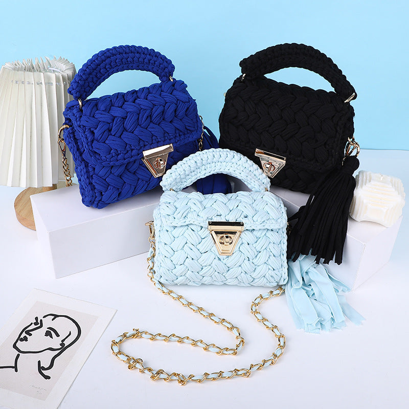 Women's Spring Ya Woven Cloth Chain Women's Messenger Bag