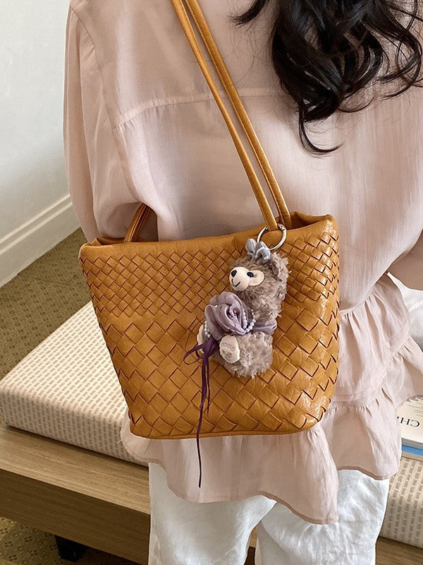 Women's Summer Weaving Portable Advanced Single Underarm Women's Messenger Bag
