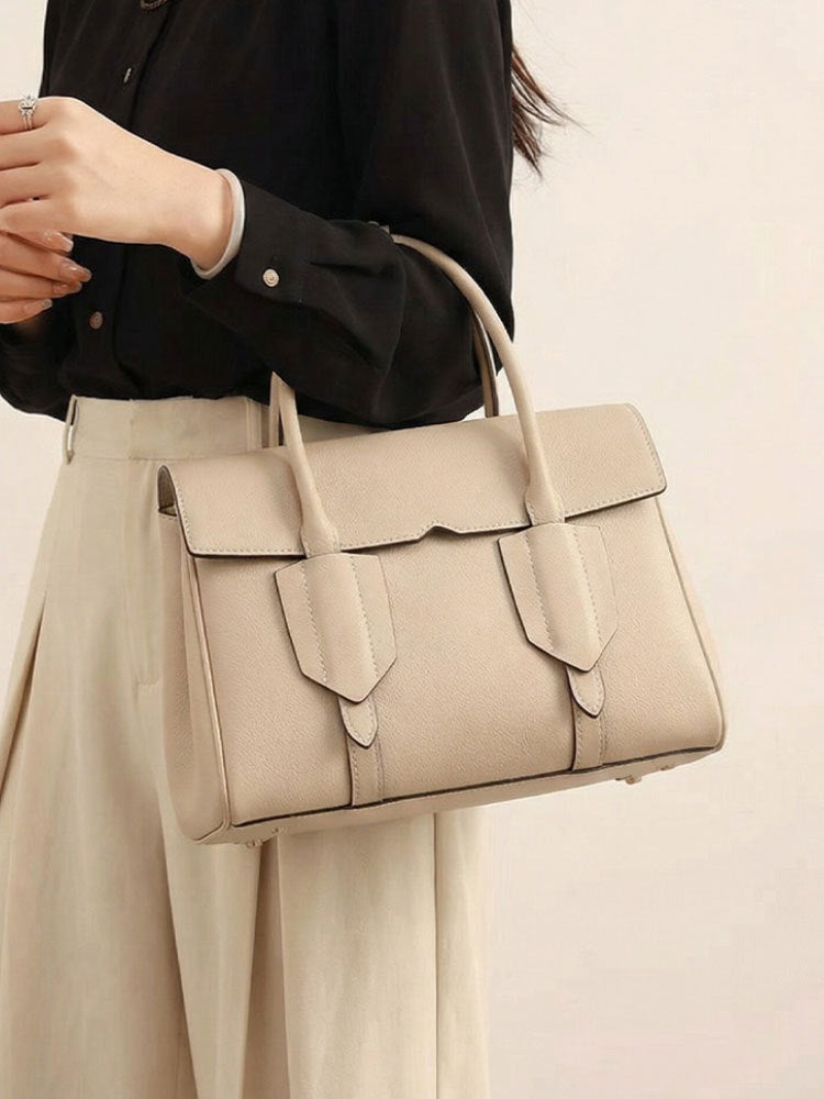 Women's Fashionable Simple Large Capacity Commuter Graceful High-grade Women's Handbag