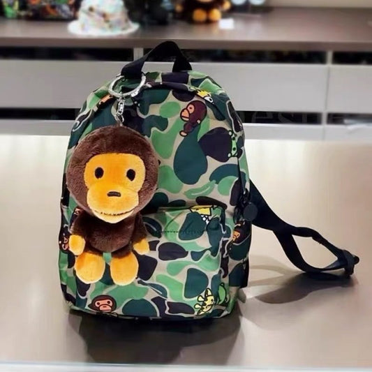 Women's & Men's Cartoon Monkey Fashion Backpacks