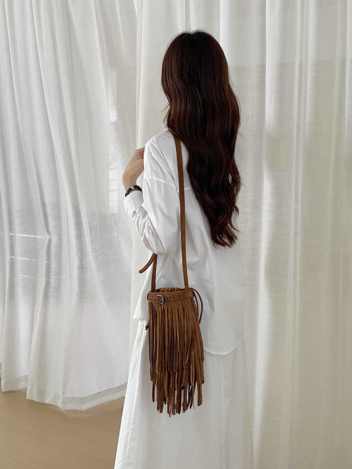 Women's Ethnic Bohemian Style Tassel Holiday Retro Bags
