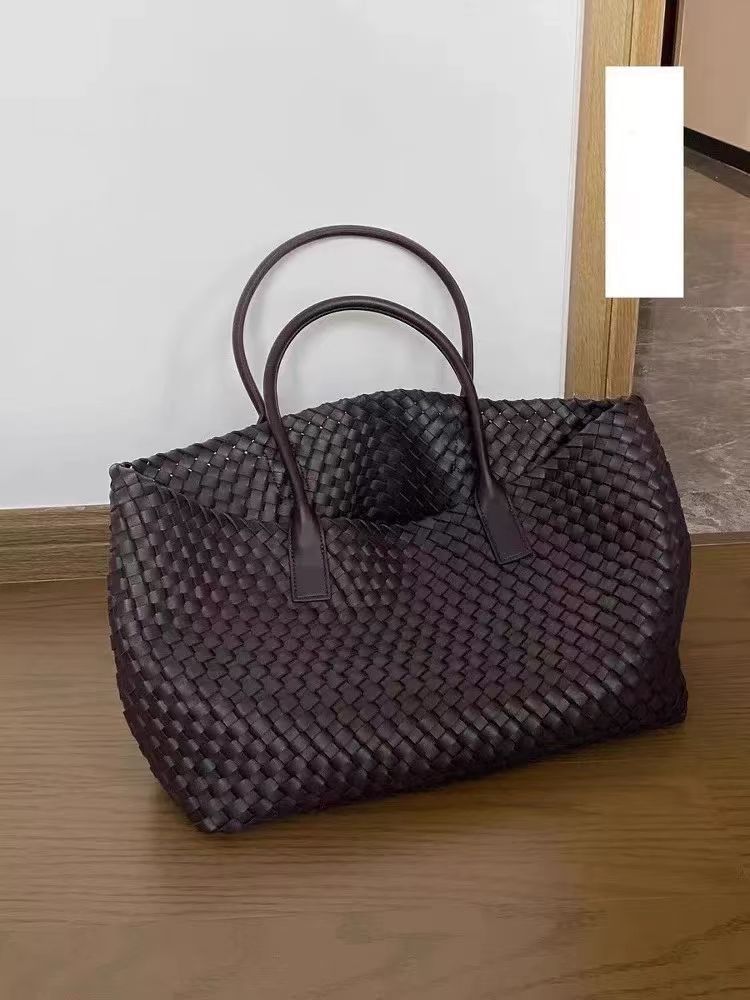 Design Fashion Big Summer Simple Large Capacity Woven Women's Shoulder Bag