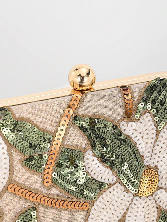 Chinese Style Embroidery Sequined Niche Clutch Decals Advanced Bags