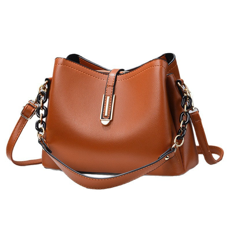 Women's Design Simple Temperament Trendy Fashion Good-looking Women's Messenger Bag