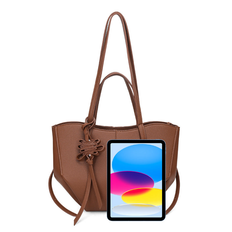 Women's Fashion High Textured Design Portable Vegetable Basket Women's Shoulder Bag