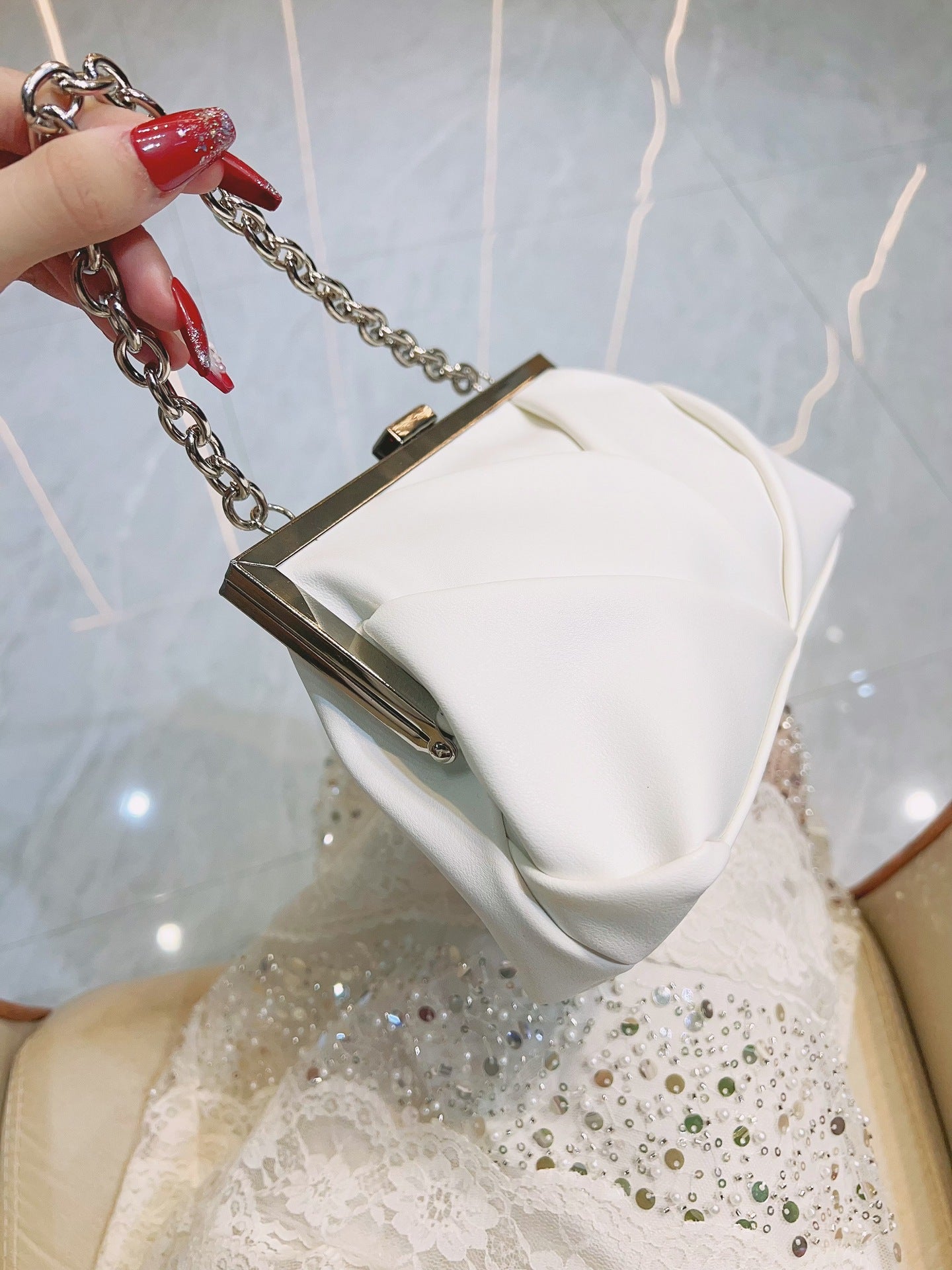 Chain Clutch Female Banquet Cheongsam Dress Dinner Bag