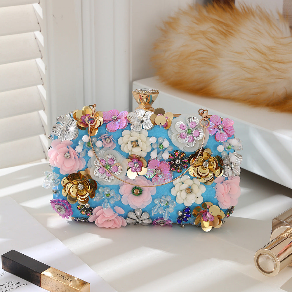 New Flower Stylish Textured Exquisite Diana Handbags