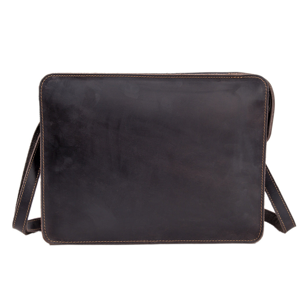 Men's Business Envelope Wrist First Layer Cowhide Shoulder Bags