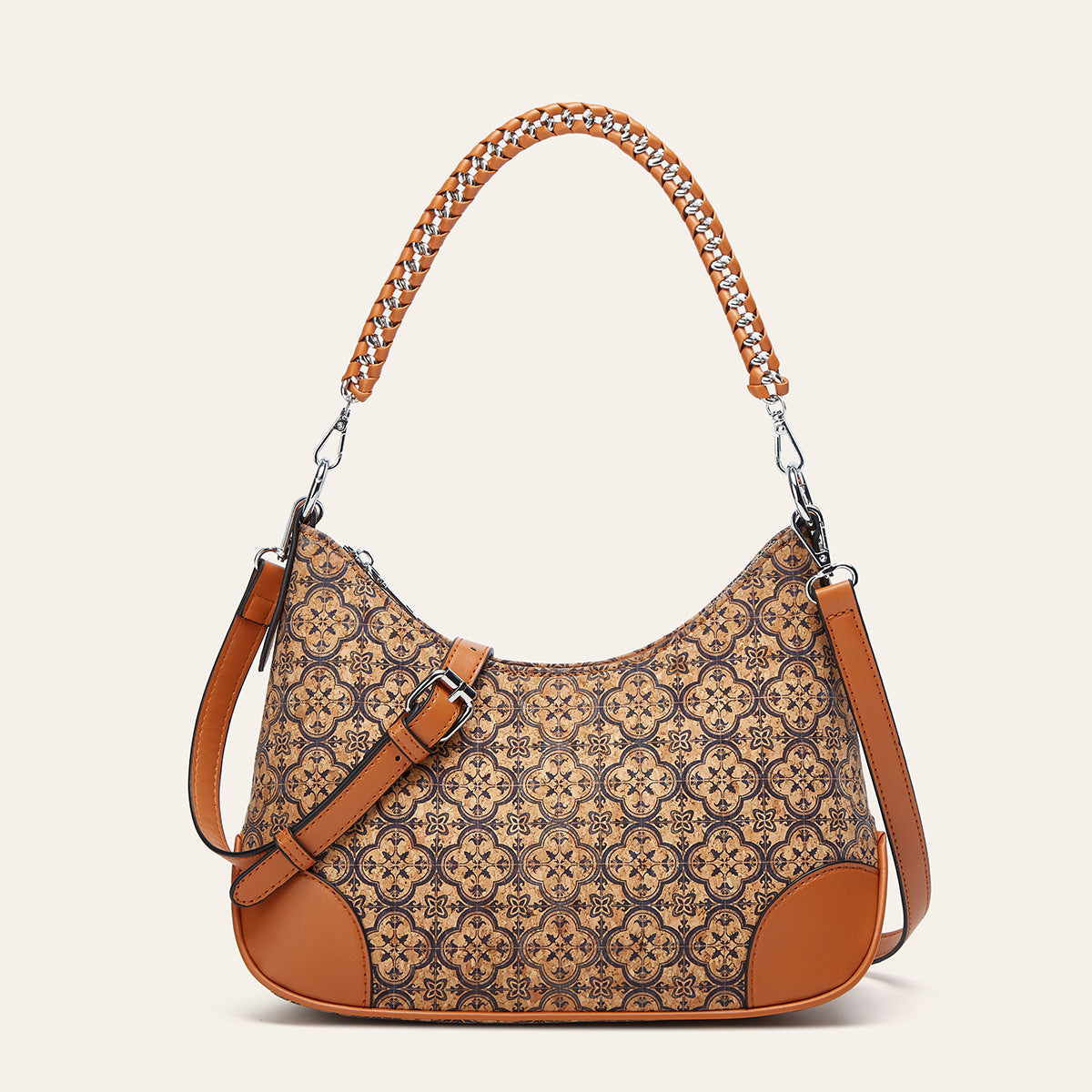 Pretty Ethnic Style Cork Underarm Bark Women's Shoulder Bag