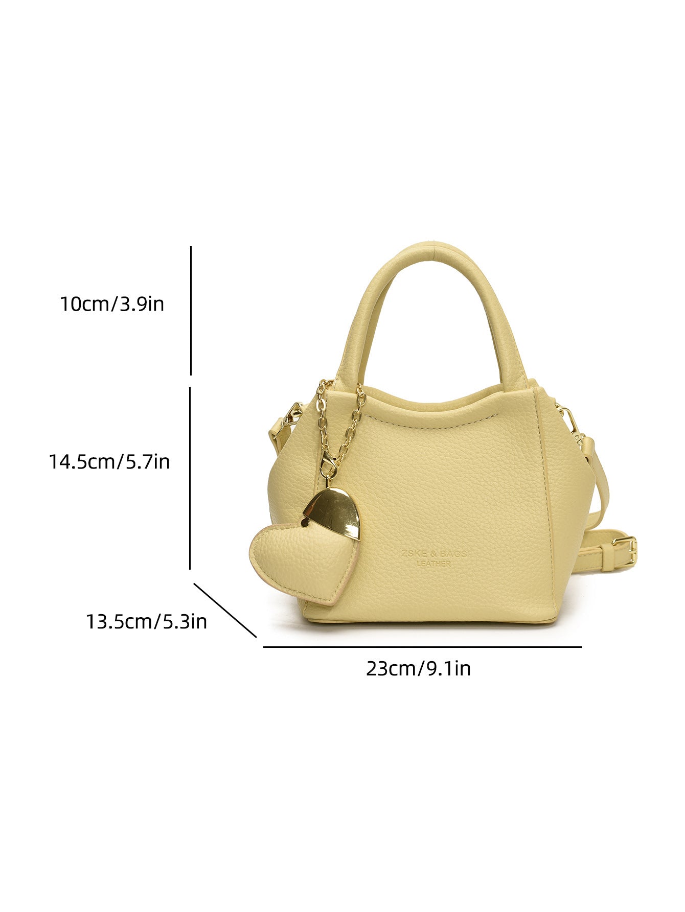 Texture Western Style Lychee Pattern Fashion Shoulder Bags