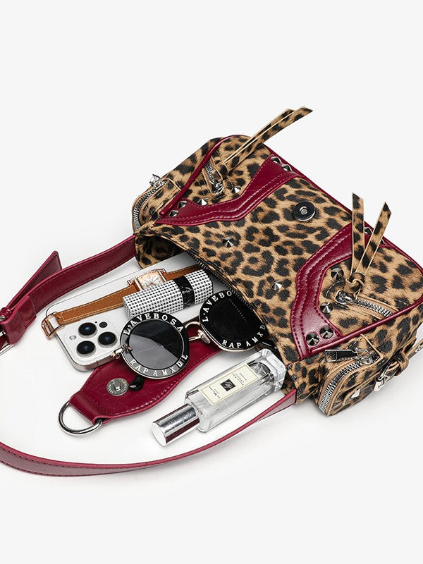 Niche Motorcycle Underarm Single Lion Ridge Women's Shoulder Bag