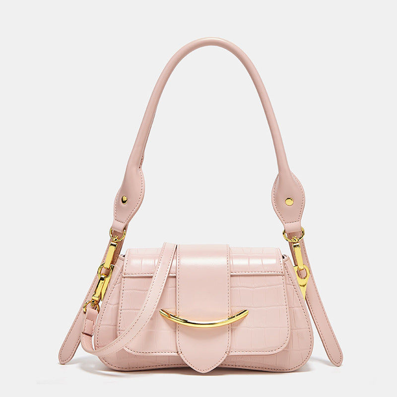 Women's Simple Niche Design Fashion Underarm Crocodile Women's Shoulder Bag