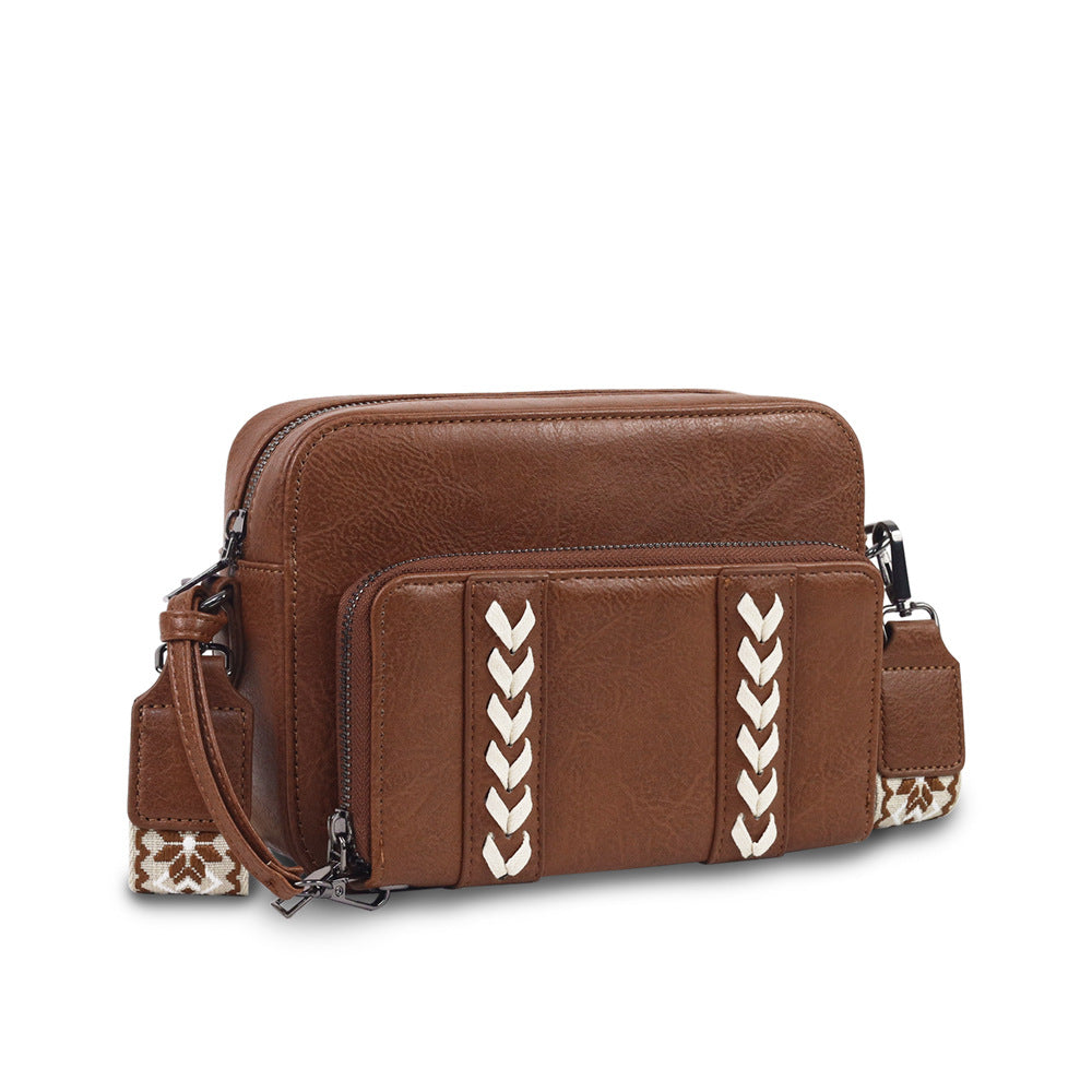 Elegant Women's Cows Pattern Mother Detachable Women's Messenger Bag