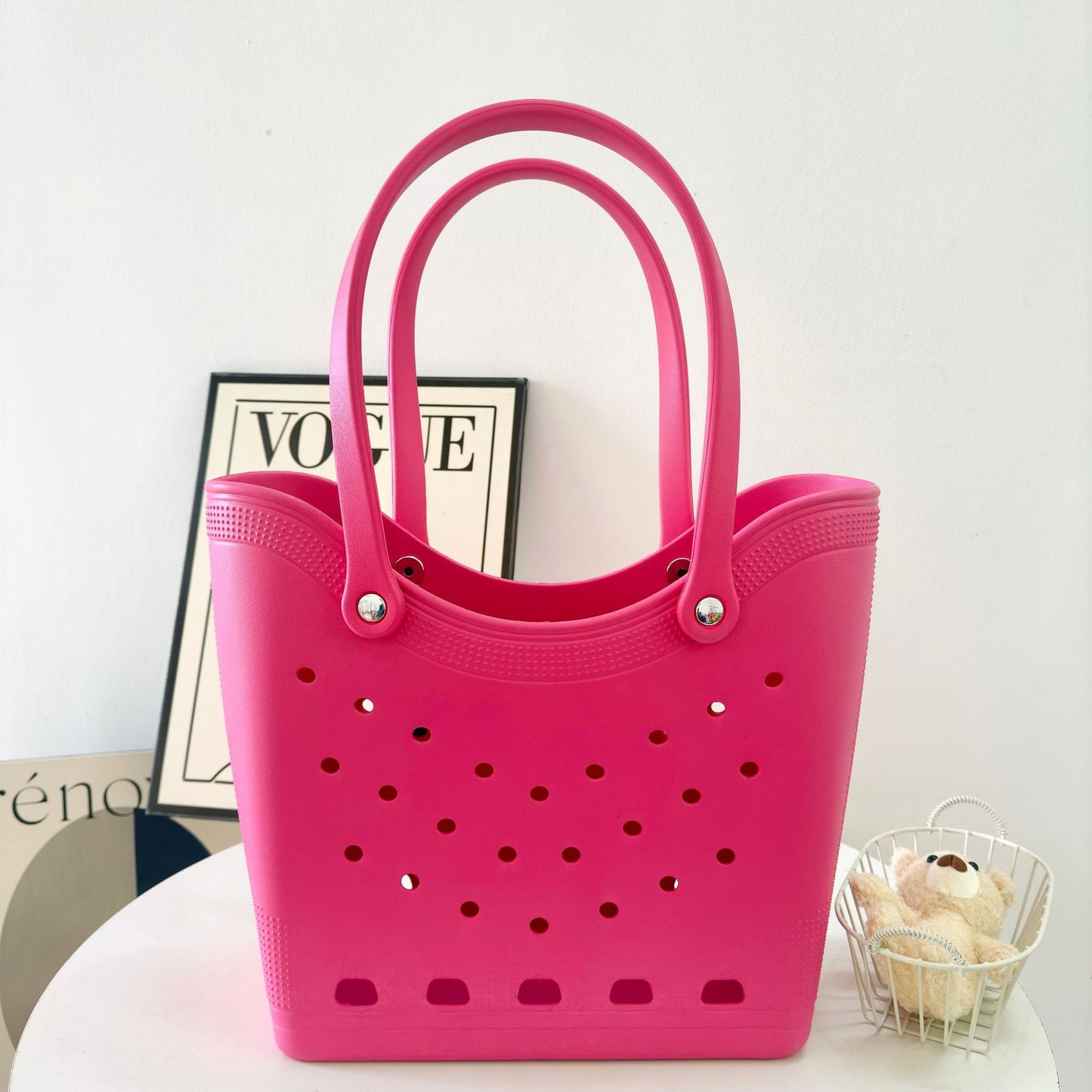 Hole Fashion Seaside Waterproof Beach Out Bags
