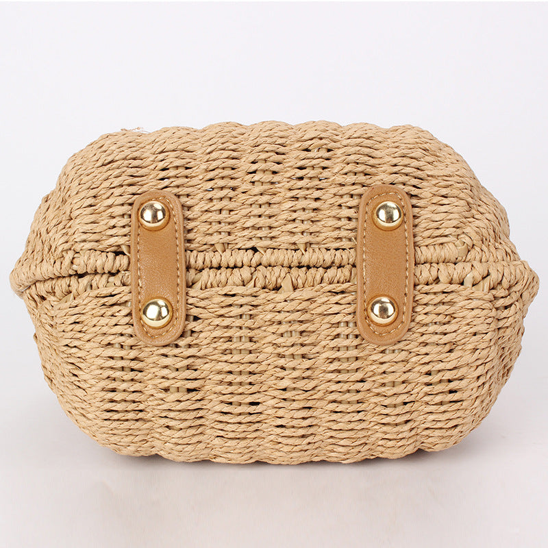 Women's Cover Fashion Woven Advanced Texture Simple Women's Messenger Bag