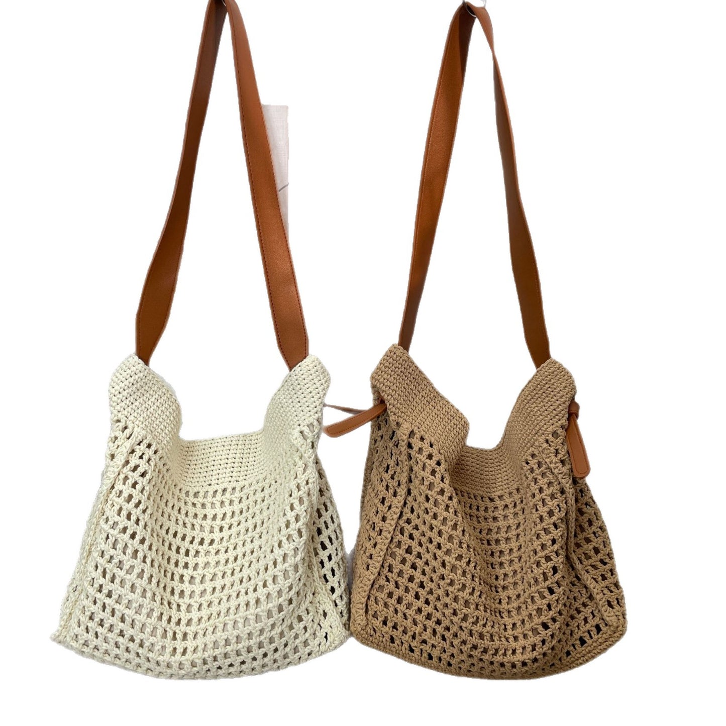 Women's Seaside Vacation Beach French Lazy Style Simple Women's Shoulder Bag