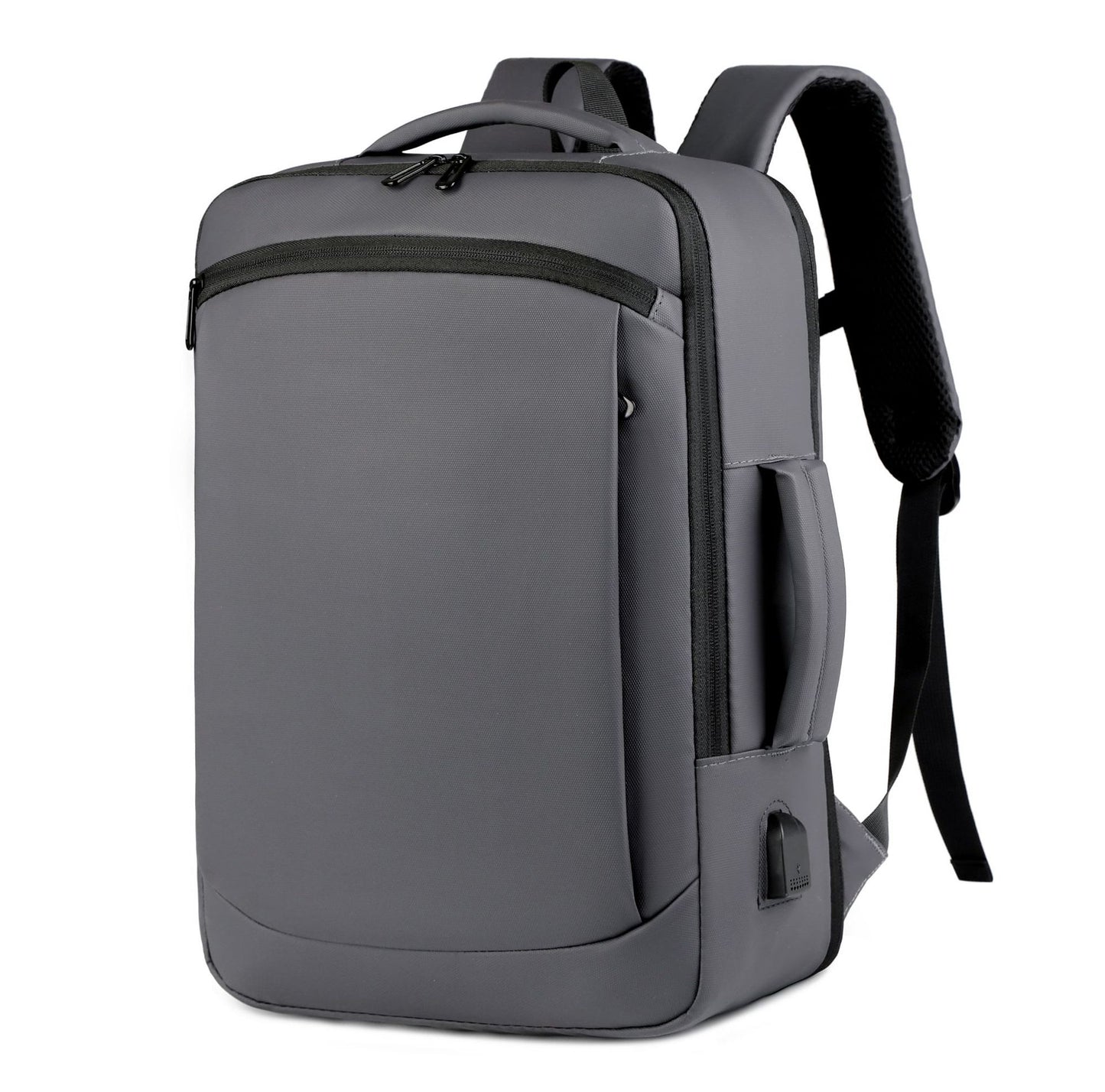 Men's Commuter High-grade Flat Simple Large Capacity Business Backpack
